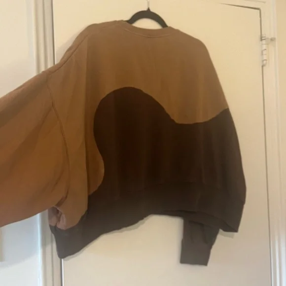 Nike Brown Colorblock Sweatshirt - XXL - Picture 6 of 9